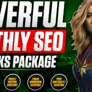 Powerful Monthly SEO Backlinks Package