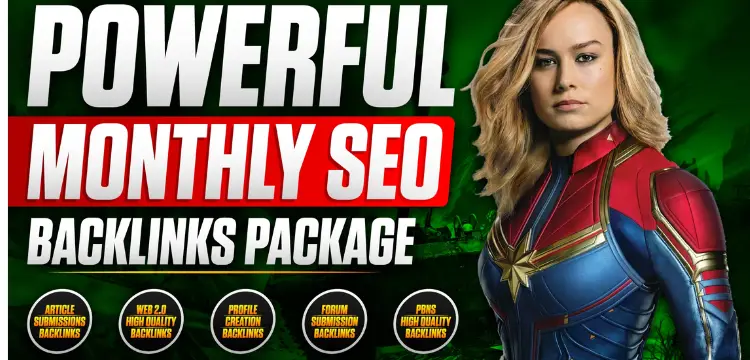 Powerful Monthly SEO Backlinks Package