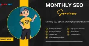 Monthly SEO Service with High DA Backlinks for Website Ranking