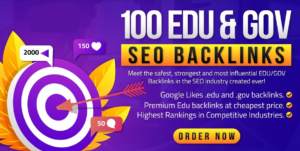 100 EDU G0V AUTHORITY Backlinks Manually Created From TOP University Domains