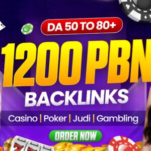 1200 High-Authority Casino, Slot & Gambling PBN Backliinks