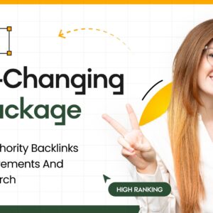 Game Changing SEO Package Focused on Authority Backlinks Ranking Improvements