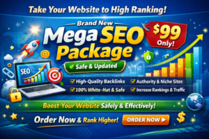 Take Your Website to High Ranking with Our Brand New Mega SEO Package
