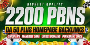 2200 FINEST QUALITY PBN DA50+ MANUALLY NICHE RELATED BACKLINKS