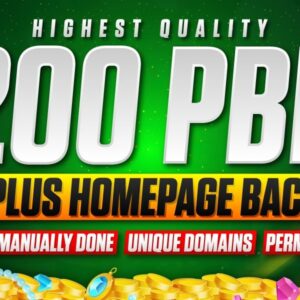 2200 High Quality PBN Backlinks